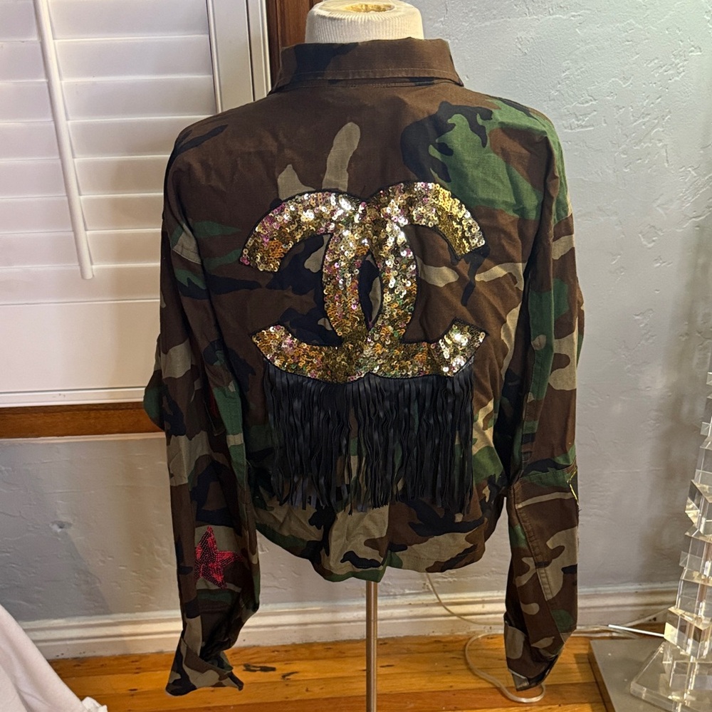 Camouflage Patchwork Jacket - image 2